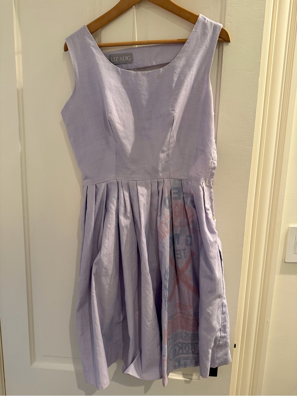 Liz Alig Lucy Dress lavender size M